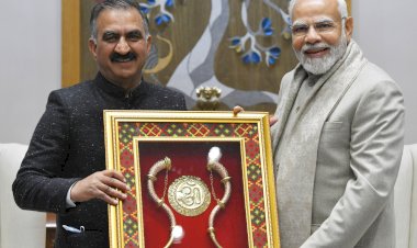 ठाकुर सुखविंदर सिंह सुक्खू ने प्रधानमंत्री से भेंट की प्रधानमंत्री ने मुख्यमंत्री को हर सम्भव सहयोग का आश्वासन दिया