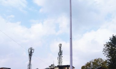 पालमपुर में बनेगा युद्ध स्मारक : आशीष बुटेल*   ज़िला में सबसे ऊंचे 108 फुट राष्ट्रीय ध्वज का अनावरण