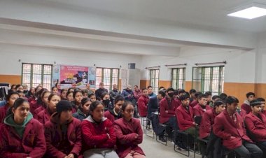 परीक्षा पे चर्चा” का प्रसारण किया जवाहर नवोदय विद्यालय रिकांगपीओ में