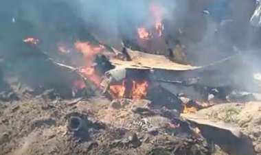 भरतपुर में सेना का विमान दुर्घटनाग्रस्त, राहत एवं बचाव कार्य में जुटा प्रशासन