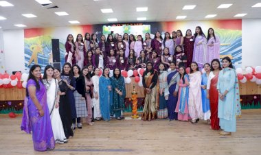 माता पदमावती कॉलेज ऑफ नर्सिंग मे फ्रेशर पार्टी का आयोजन