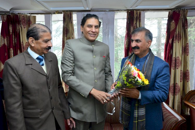 मुख्य सचिव ने मुख्यमंत्री से भेंट की