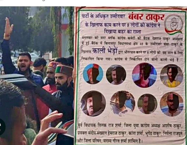 पंचायतीराज मंत्री अनिरुद्ध सिंह के सामने भिड़े कांग्रेसी, एक गुट ने लगाए नड्‌डा की बी टीम मुर्दाबाद के नारे