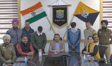 सिरमौर पुलिस ने दबोचे तीन ठग, नाहन के व्यक्ति से ठगे थे 19 लाख रूपये