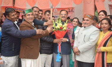 पांच सालों में व्यवस्था में पूर्ण परिवर्तन देखेगा प्रदेश आभार व अभिनंदन रैली में बोले हर्षवर्धन चौहान