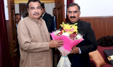 मुख्यमंत्री ने केन्द्रीय मंत्री नितिन गडकरी से भेंट की