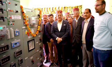 मुख्य संसदीय सचिव ऊर्जा,पर्यटन, वन व परिवहन सुंदर सिंह ठाकुर ने आज  लग वैली के दडका, भुट्टी में  33/11 केवी के विद्युत उप केन्द्र का लोकार्पण किया ।