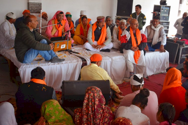 गुरु रविदास जी की जयंती के अवसर पर शीश नवाया  उपमुख्यमंत्री  ने