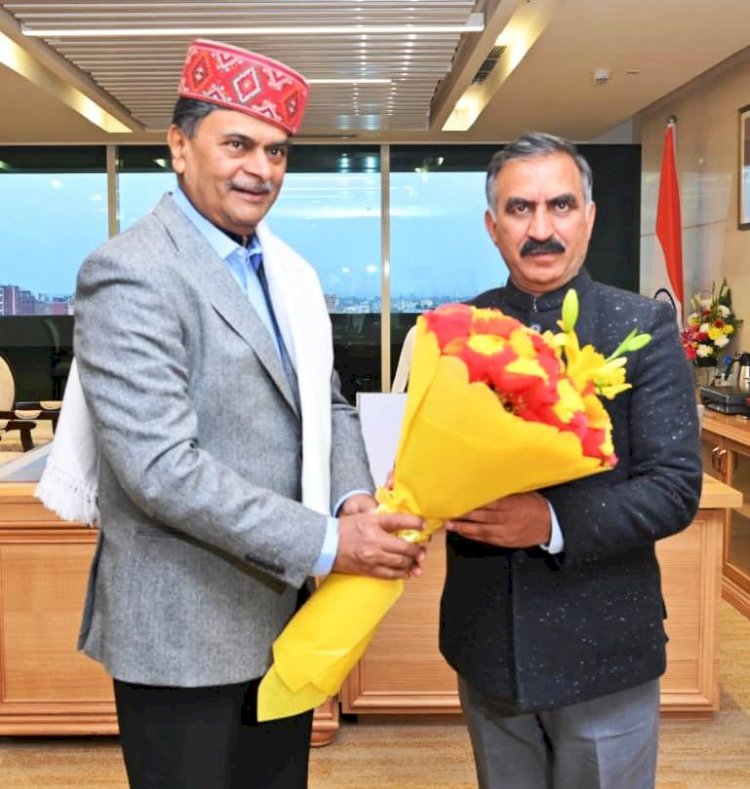 जल विद्युत परियोजनाओं में प्रदेश की हिस्सेदारी 12 से बढ़ाकर 15 प्रतिशत करने का आग्रह किया मुख्यमंत्री ने