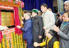 मुख्यमंत्री ने 45.68 करोड़ रुपये से निर्मित होने वाले पीईटी ब्लॉक की आधारशिला रखी
