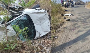 दर्दनाक हादसा : जंगेशू सड़क पर गहरी खाई में गिरी कार, तीन युवको की मौत