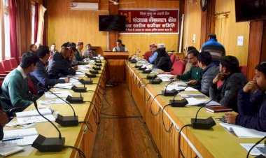 जिला स्तरीय सलाहकार एवं समन्वय समीक्षा समिति की बैठक आयोजित।