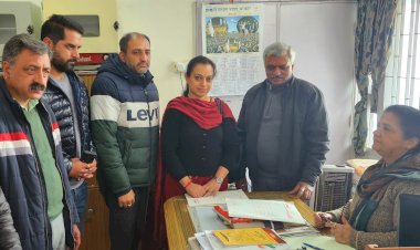 गलत वोट बनने पर भाजपा का ऑब्जेक्शन   ... एसडीएम शिमला शहरी को एक ज्ञापन सौंपा