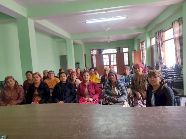 ग्राम पंचायत आनी में जागरूकता शिविर का आयोजन