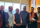 विकास थापटा ने थामा भाजपा का दामन......कहा की भाजपा सारे समाज को एक साथ लेकर आगे बढ़ने का कार्य करती है ........