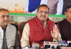 कांग्रेस सरकार धोखेबाज सरकार : रणधीर शर्मा..... नगर निगम में  कांग्रेस के घोषणापत्र पर भरोसा नहीं करेगी