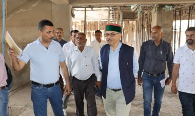 अजय सोलंकी ने 28 करोड़ की लागत से निर्माणाधीन ऑडिटोरियम का निरीक्षण किया.... मैडिकल कॉलेज के भवन का निर्माण कार्य जल्द होगा आरम्भ