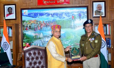 भारत-तिब्बत सीमा पुलिस के उप महानिरीक्षक ने  राज्यपाल से भेंट की........