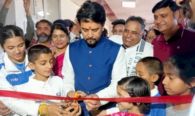 साई के राष्ट्रीय उत्कृष्टता केंद्र में किया जाएगा खेल सुविधाओं का विस्तार : अनुराग .... केंद्रीय मंत्री ने बैडमिंटन कोर्ट, मैट्स हॉल, जूडो हॉल और बॉक्सिंग हॉल का किया उदघाटन...