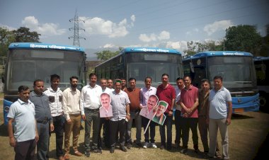 ग्रीन स्टेट बनने की ओर बढ़ रहा....... कांगड़ा पहुंची 15 इलेक्ट्रिक बसें, एचआरटीसी फ्लीट में होंगी शामिल.........