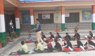 छोग टाली विद्यालय में मनाया  विश्व पृथ्वी दिवस.....