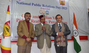एपीजी शिमला विश्वविद्यालय द्वारा राष्ट्रीय जनसंपर्क दिवस आयोजित।