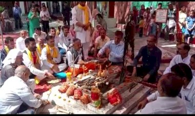 तीर्थ श्री रेणुकाजी में मनाई  भगवान विष्णु के छठे अवतार भगवान परशुराम जी जयंती........