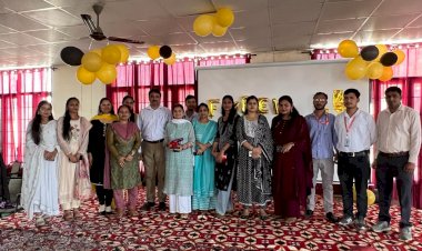 शिवानी मिस फेयरवेल दो सुनील गौतम बने मिस्टर फेयरवेल ....... हिमालयन इंस्टीट्यूट ऑफ़ मेनेजमेंट में फेयरवेल आयोजित