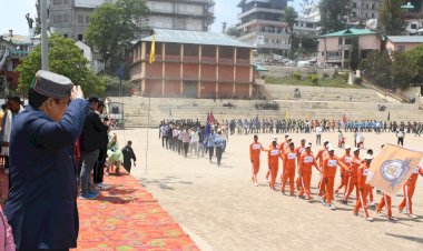 14वीं ज़िला स्तरीय औद्योगिक प्रशिक्षण संस्थान खेलकूद एवं सांस्कृतिक प्रतियोगिता का शुभारम्भ  किया स्वास्थ्य मंत्री  ने.....
