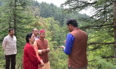राज्यपाल ने शिमला में जलग्रहण-क्षेत्र अभ्यारण्य का दौरा किया....