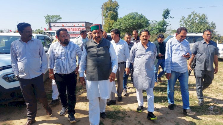 निर्माणाधीन विभिन्न विकासात्मक परियोनाओं का किया निरीक्षण..... प्रदेश के सभी मंदिरों का मास्टर प्लान के तहत किया जाएगा कार्य - डिप्टी सीएम
