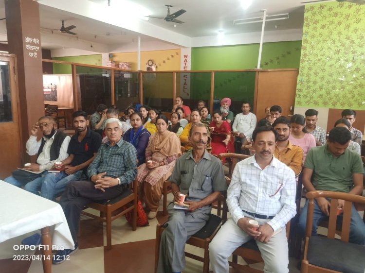 दलित शोषण मुक्ति मंच जिला सिरमौर ने आम्बेडकर की जयंती को धूम धाम से मनाया