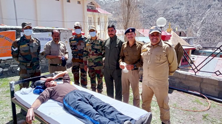 60 रक्तदाताओं ने किया रक्तदान........आज़ाद जनजातीय सुरक्षा समिति के तत्वावधान में भीम राव अंबेडकर जयंती में रक्तदान शिविर आयोजित रक्तदान........आज़ाद जनजातीय सुरक्षा समिति के तत्वावधान में भीम राव अंबेडकर जयंती में रक्तदान शिविर आयोजित