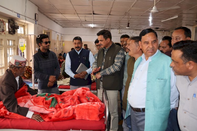 मुख्य संसदीय सचिव संजय  अवस्थी ने क्षेत्रीय अस्पताल  कुल्लू का किया दौरा........  जांची अस्पताल की व्यवस्थाएं......