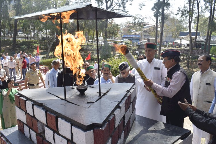 हिमाचल में दूध आधारित अर्थव्यवस्था के विकास को 500 करोड़ की हिम गंगा योजना - प्रो. चंद कुमार दिवस पर धर्मशाला में जिला स्तरीय समारोह में मुख्य अतिथि रहे कृषि मंत्री