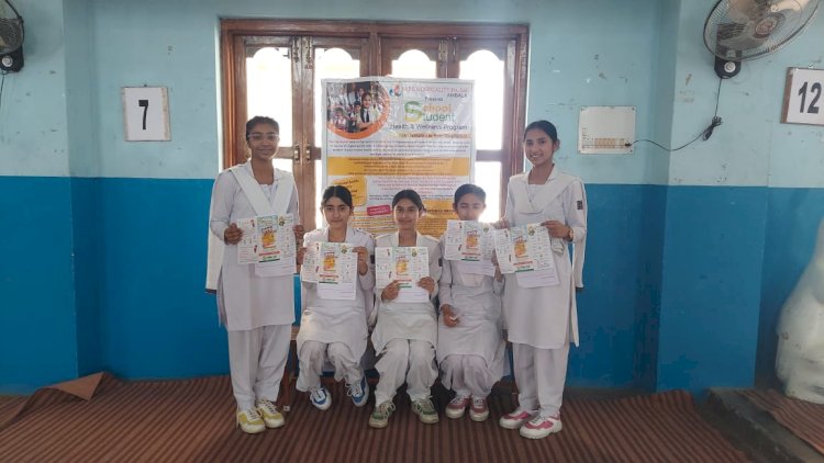 बच्चों की स्वास्थ्य जांच के लिए गुरु नानक मिशन पब्लिक स्कूल ने की एक नई पहल।....... श्री साई ग्रुप ऑफ़ हॉस्पिटल ने स्टूडेंट हेल्थ एंड वेलेन्स प्रोग्राम के अंतर्गत करवाई छात्र छात्रों की स्वास्थ्य जाँच