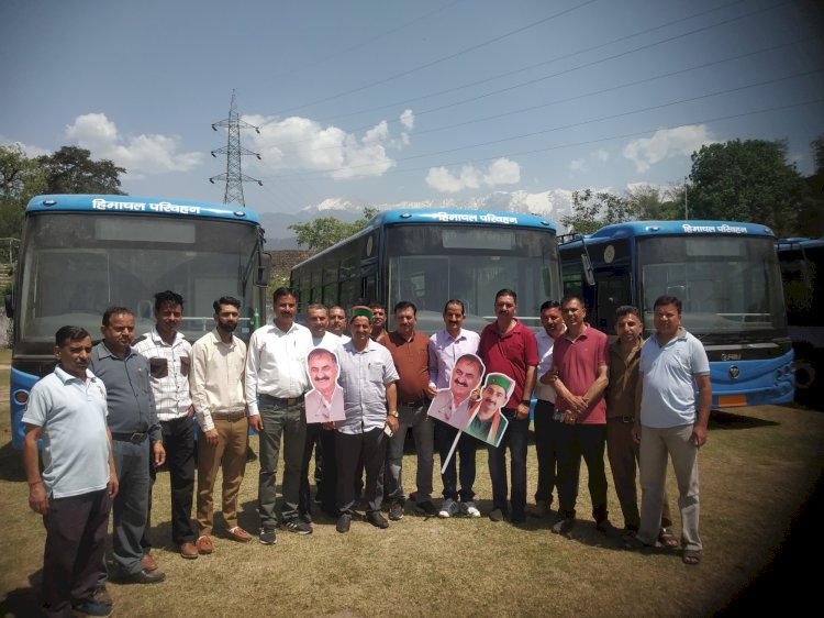 ग्रीन स्टेट बनने की ओर बढ़ रहा....... कांगड़ा पहुंची 15 इलेक्ट्रिक बसें, एचआरटीसी फ्लीट में होंगी शामिल.........