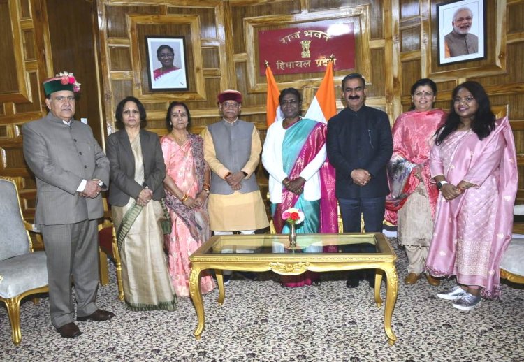 राजभवन में राष्ट्रपति के सम्मान में नागरिक अभिनंदन समारोह आयोजित.....