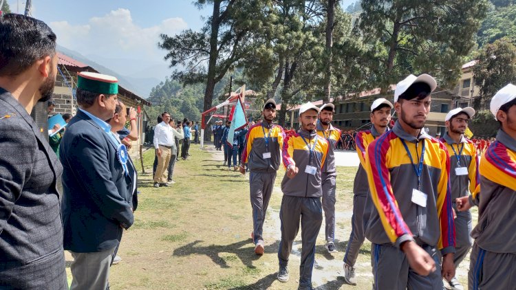 आईटीआई चंबा में पांच दिवसीय जिला स्तरीय खेलकूद प्रतियोगिता का किया शुभारंभ  विधायक  नीरज नैय्यर ने .....