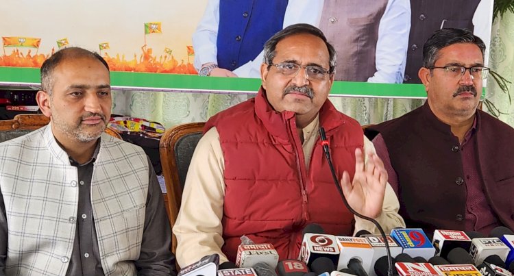 कांग्रेस सरकार धोखेबाज सरकार : रणधीर शर्मा..... नगर निगम में कांग्रेस के घोषणापत्र पर भरोसा नहीं करेगी