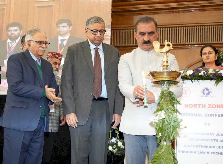 समकालीन न्यायिक विकास एवं सुदृढ़ीकरण पर आयोजित....... उत्तर क्षेत्र-दो के क्षेत्रीय सम्मेलन का शुभारंभ किया मुख्यमंत्री ने