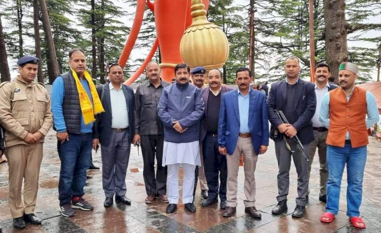उप-मुख्यमंत्री ने जाखू मंदिर में पूजा अर्चना की......