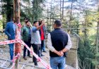ठियोग में लिए एनएच 05 के धंसे हिस्से का लिया जायजा...... अधिकारियों को जल्द दुरुस्त करने के दिए निर्देश  उपायुक्त ने......