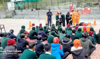 किन्नौर जिला के रा.व.मा.पा. ज्ञाबुंग में आयोजित किया गया परिचय अभ्यास....