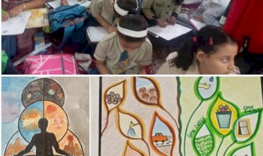 ईश्वराम्या दिवस के उपलक्ष में किया चित्रकला प्रतियोगिता का आयोजन.........  12 स्कूलों के 71 प्रतिभागियों ने भाग लिया.....