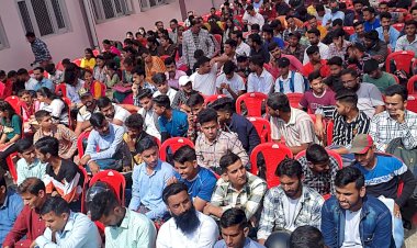 लघु रोजगार मेले में उमड़ी युवाओं की भीड़,...... 680 युवाओं की हुई प्लेसमेंट....