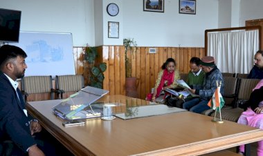 स्किल डवलपमेन्ट संस्थानों को लेकर बैठक का आयोजन......