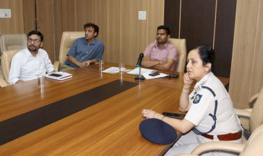 मिशन लाईफ स्टाईल फार एनवायरमेंट......के तहत वी.सी. के माध्यम से बैठक आयोजित