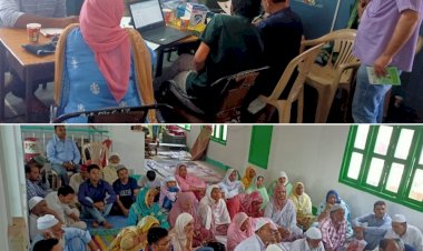 हाजियों का टीकाकरण व प्रशिक्षण शिविर संपन्न....... 30 हाजियों को टिके लगाए....