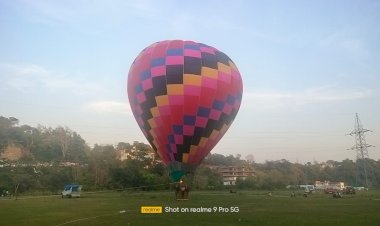 कांगड़ा के शाहपुर में पर्यटन आकर्षण को नई पहल........चंबी मैदान में पर्यटक कर सकेंगे गर्म हवा के गुब्बारे की सवारी......